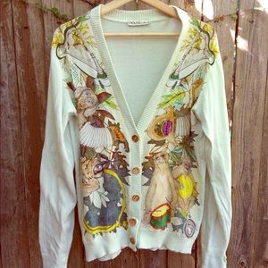 RARE Swash London silk cardigan Pet Sounds