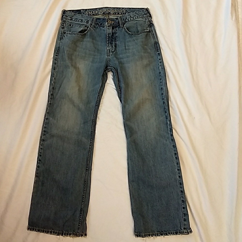 American Eagle low rise bootcut jeans