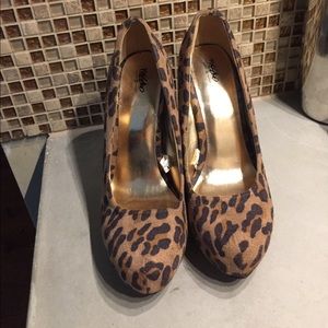 Cheetah print heels