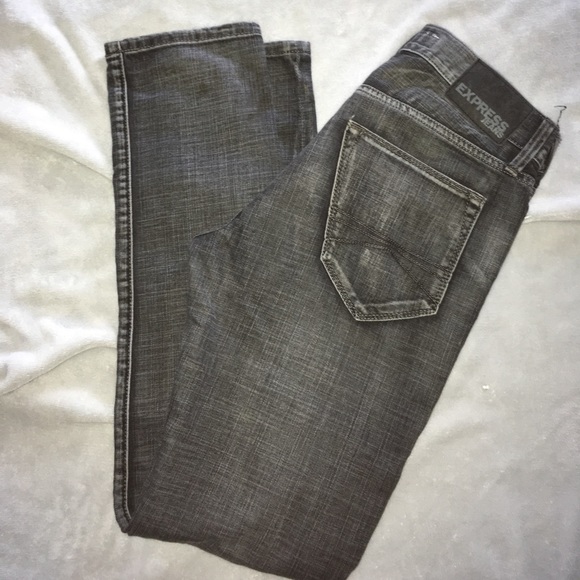 Slim fit Charcoal EXPRESS Men’s Jeans - Picture 3 of 3