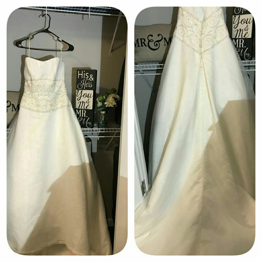 White wedding dress