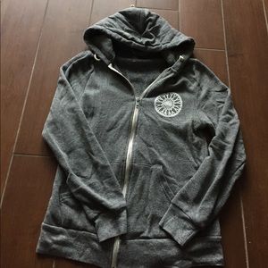 Grey SoulCycle sweatshirt