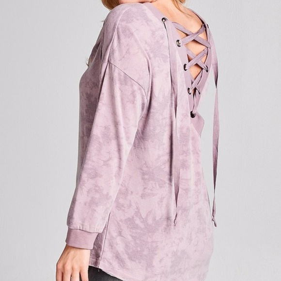 PLUS--Adrianna Front or Back Top-Denim - Picture 4 of 4