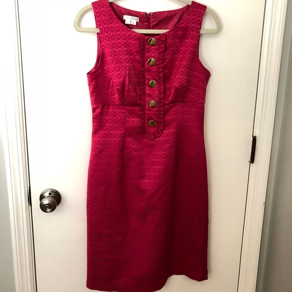 London Times Dress - Size 8 - Pink - Picture 2 of 4
