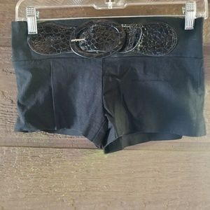 Black dress shorts