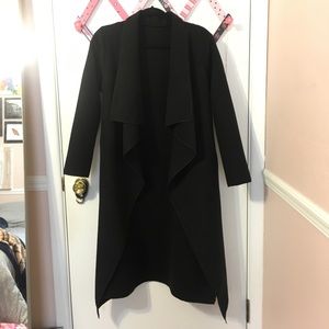 Black oversized coat