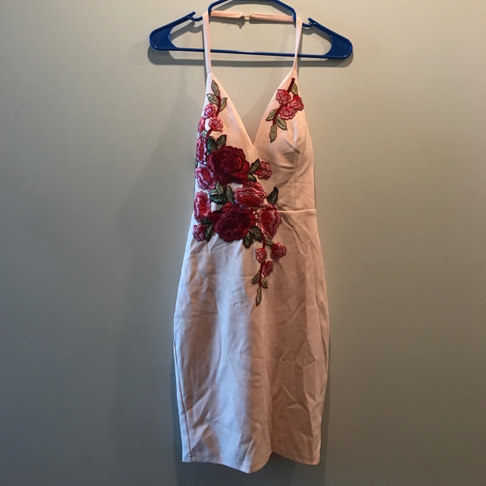 pink formal dress