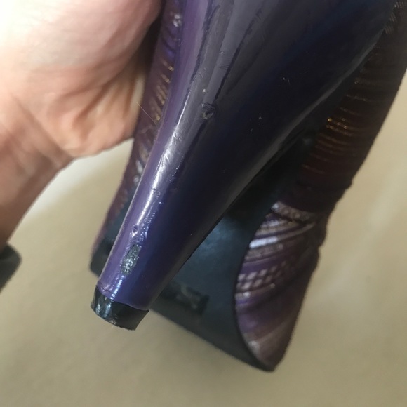 Purple and gold heels 👠 - Picture 4 of 5