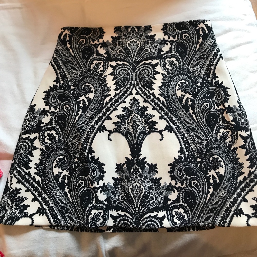 Black & White Zara skirt. size S