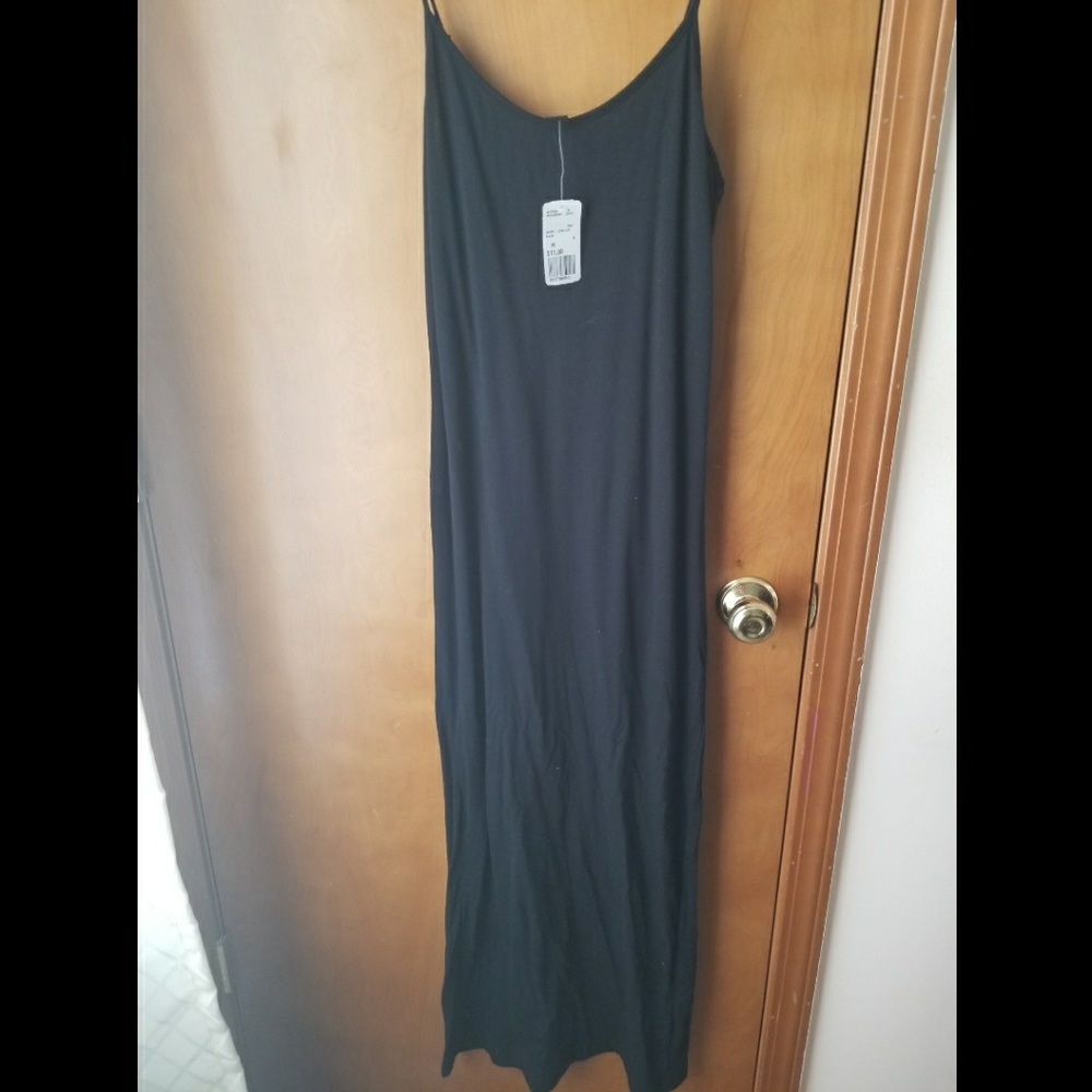 Black maxi dress