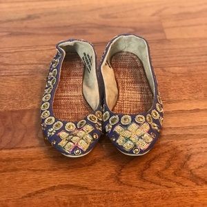 Anthropologie Embellished Ballet Flats