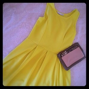 Neon yellow dress