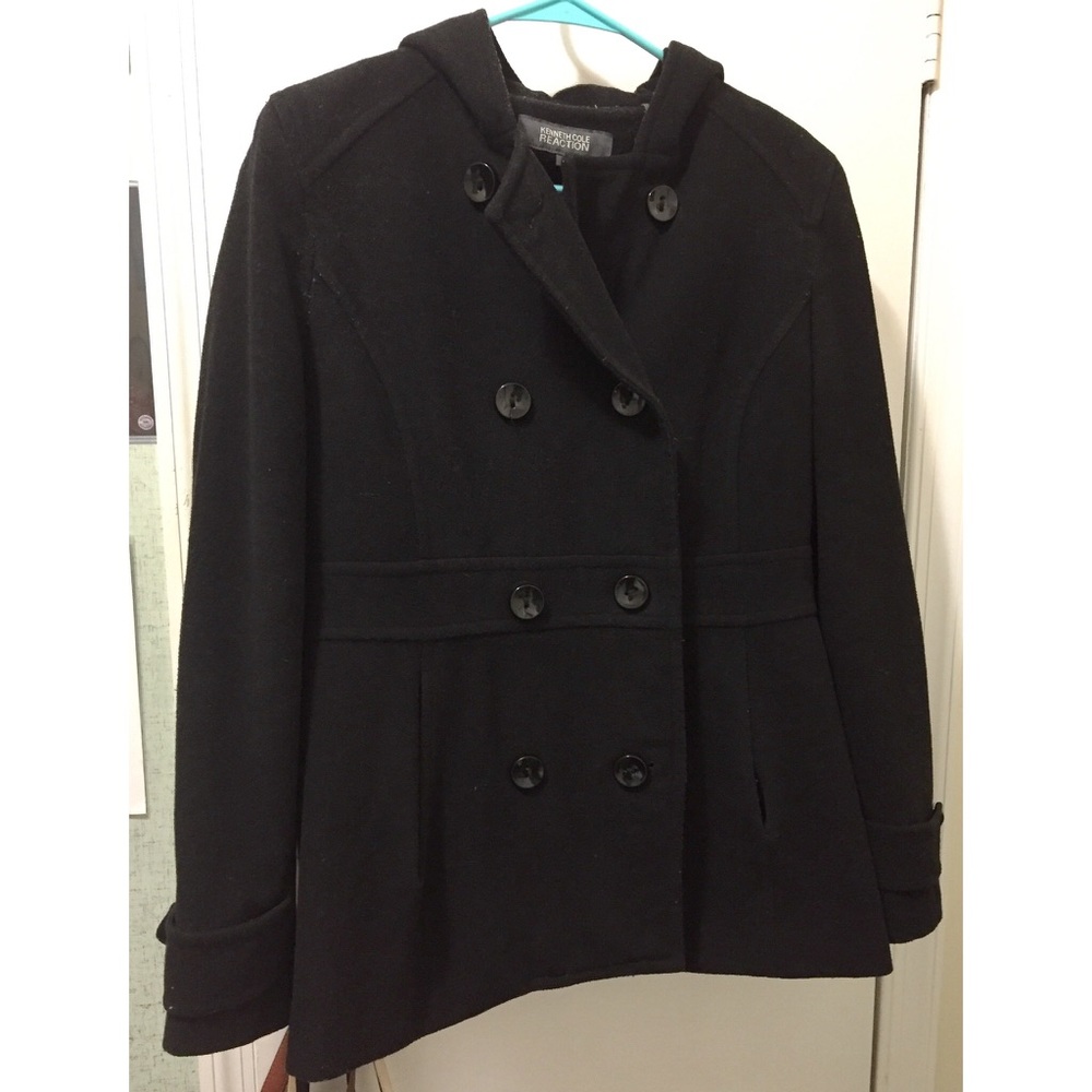 Kenneth Cole black peacoat