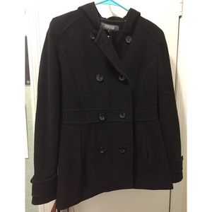 Kenneth Cole black peacoat