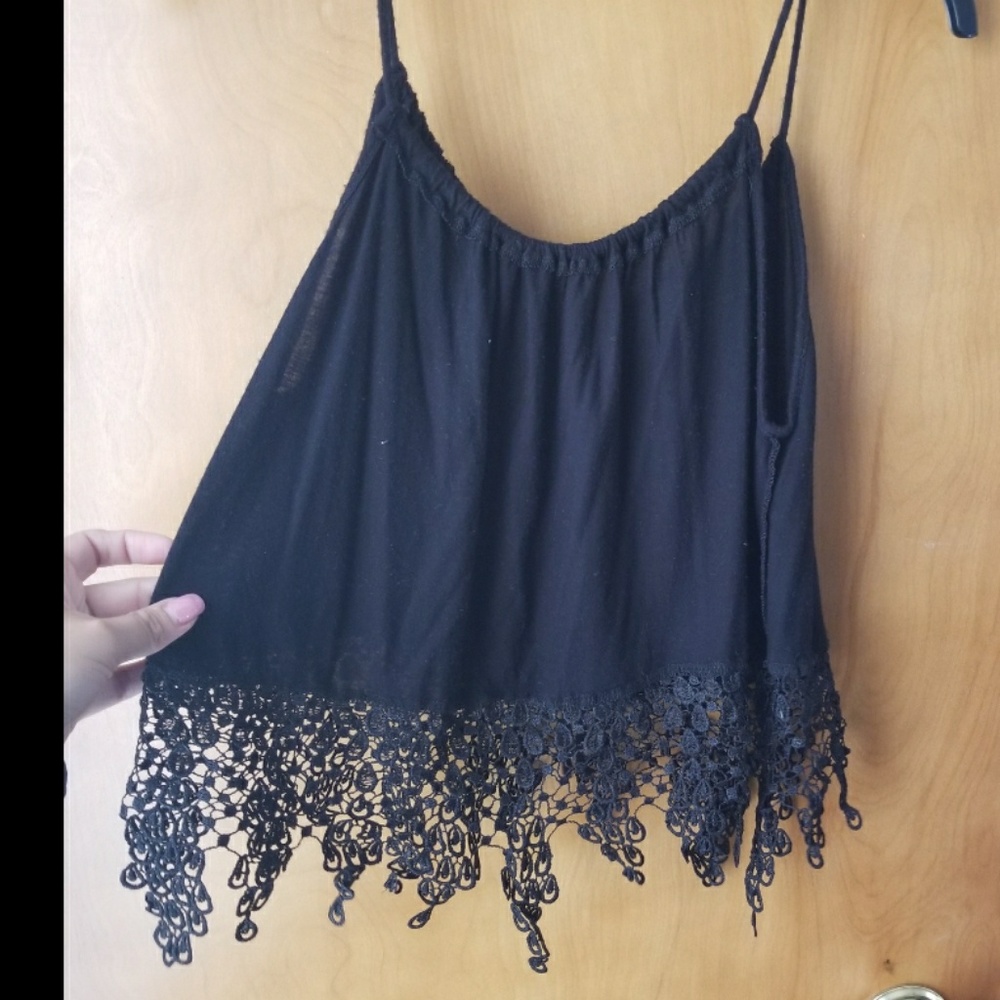 Lace crop top