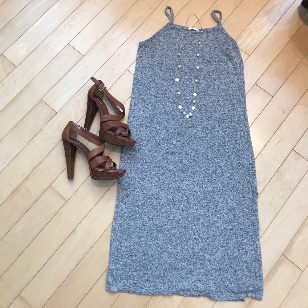 Soft Tank Dress in neutral tone Size L but fits M