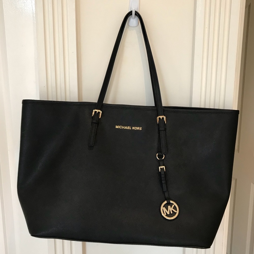 Michael Kors Black Leather Tote - BRAND NEW
