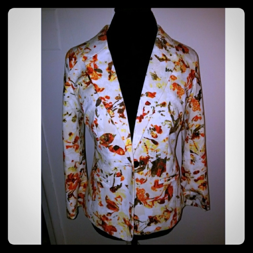 Floral Blazer