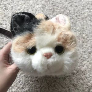 Cute Plush Cat Shoulder Purse