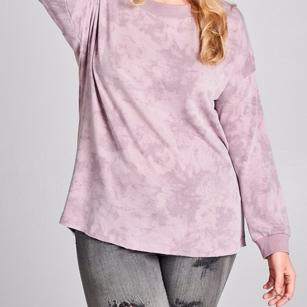 ONLY ONE LEFT! Adrianna Front or Back Top-Lavender - Picture 6 of 6