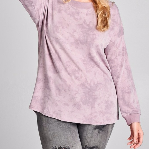 ONLY ONE LEFT! Adrianna Front or Back Top-Lavender - Picture 6 of 6