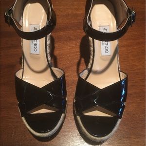 Jimmy Choo Patent Leather Espandrilles
