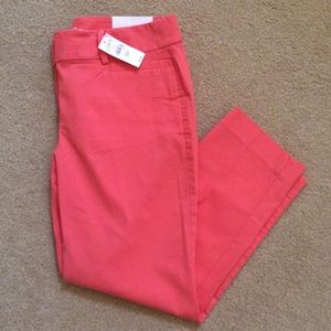 Coral Loft Ankle Pants (cropped Original Fit), NWT