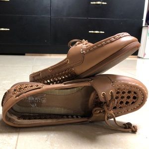 Sperry Top Sider Light Brown/Tan Flats Size 7M