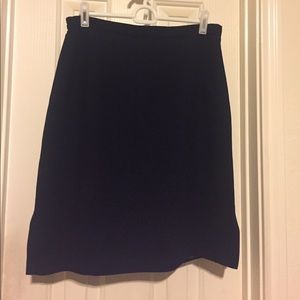 Navy blue skirt