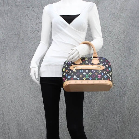 EUC. Louis Vuitton Multicolor Alma Noir - Picture 4 of 8