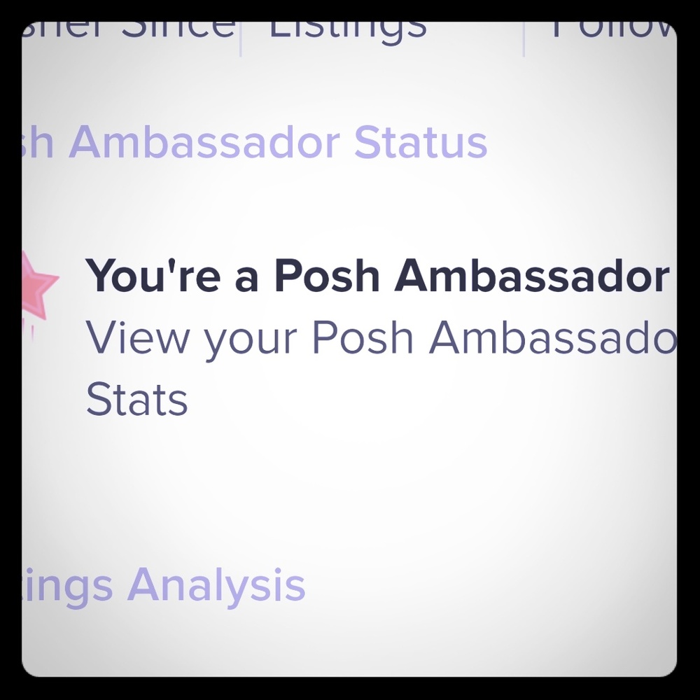 Woot!! Posh Ambassador!!