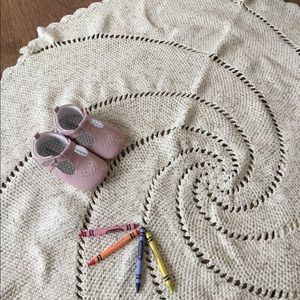 Hand crocheted baby rug