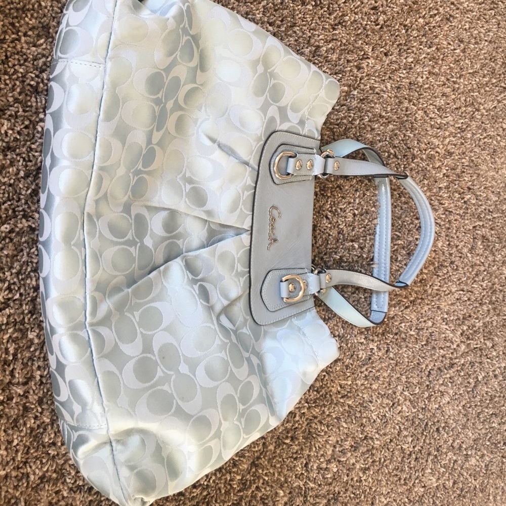 Coach purse and matching wallet