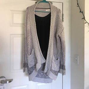 Medium Sun & Shadow Multi-Color Knit Cardigan