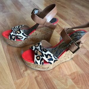 Sam Edelman wedge sandals FLASH SALE