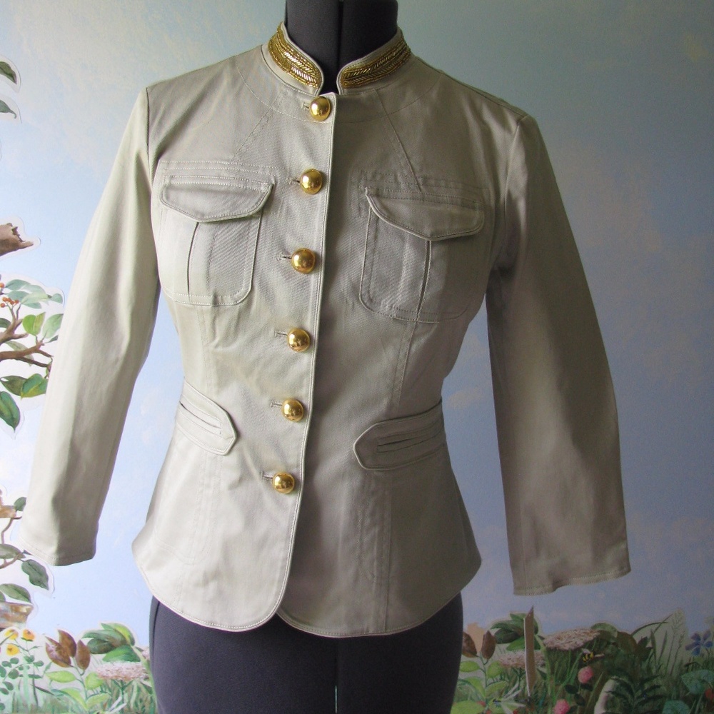 MICHAEL Michael Kors  Military Blazer SZ 12