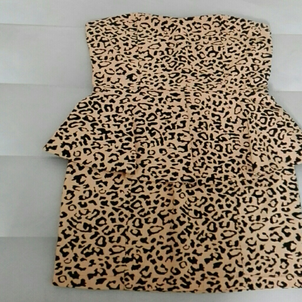 Dress Stretch Leopard print