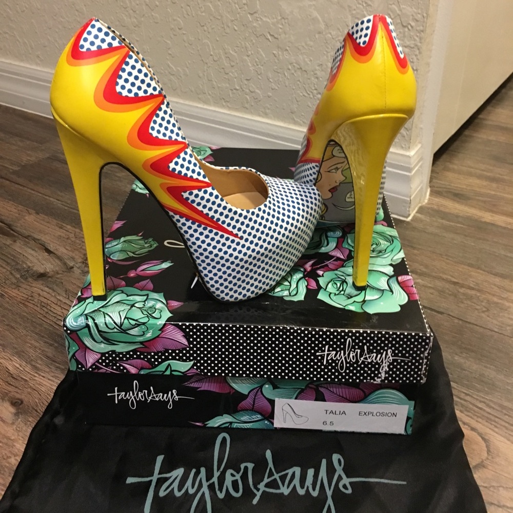Taylor Says Talia Explosion Heels with Box