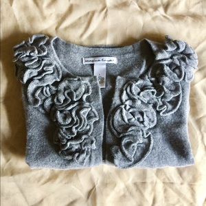 marina luna cropped sweater cardigan