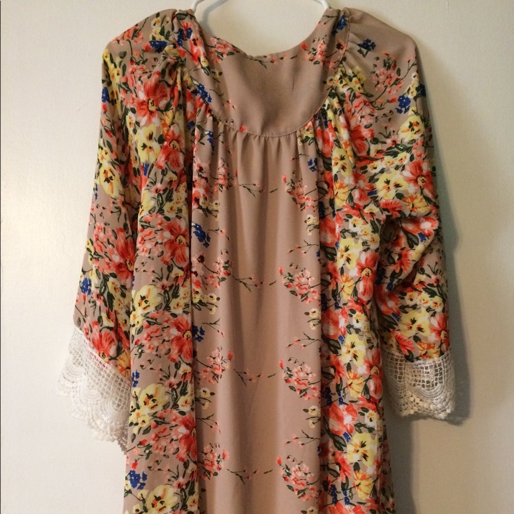 Beautiful floral kimono