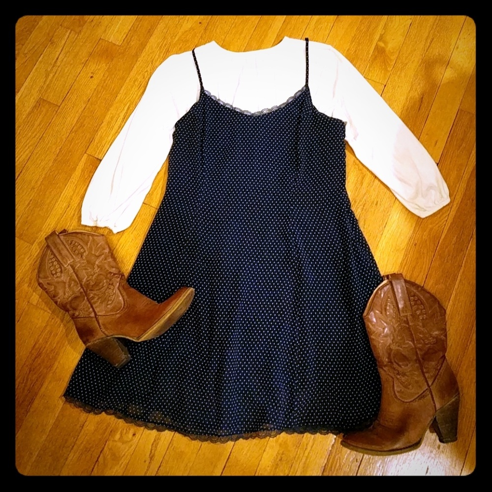 Urban Outfitters Polka-dot slip dress