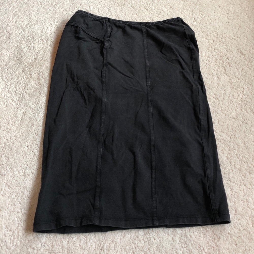 Medium black - washed look skirt