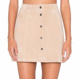 Bardot Blondie Suede Skirt XS