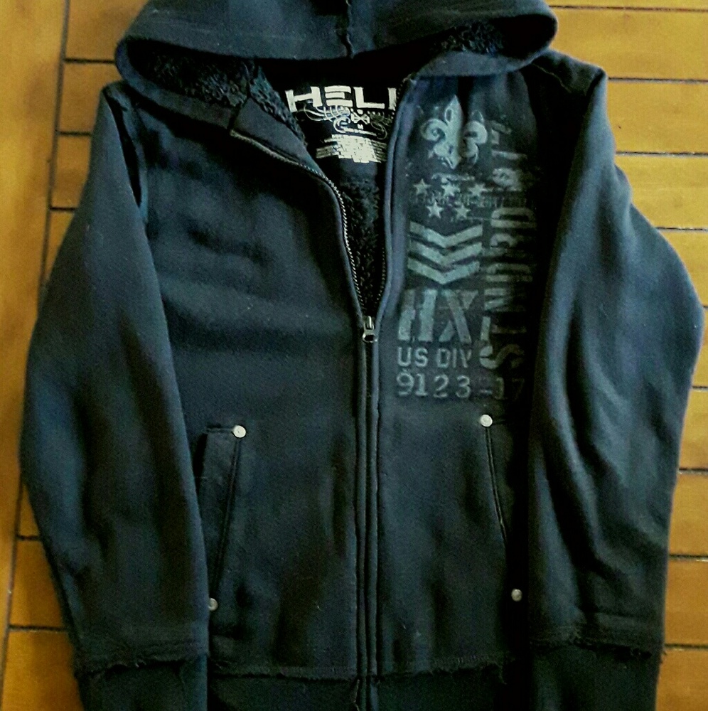 Boys fur lined sweatshirt