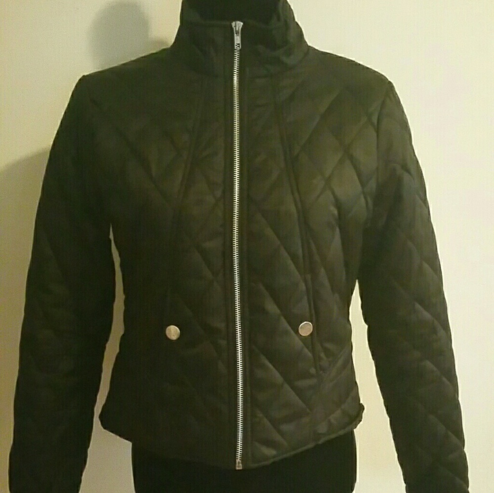 Light black quilted jacket!