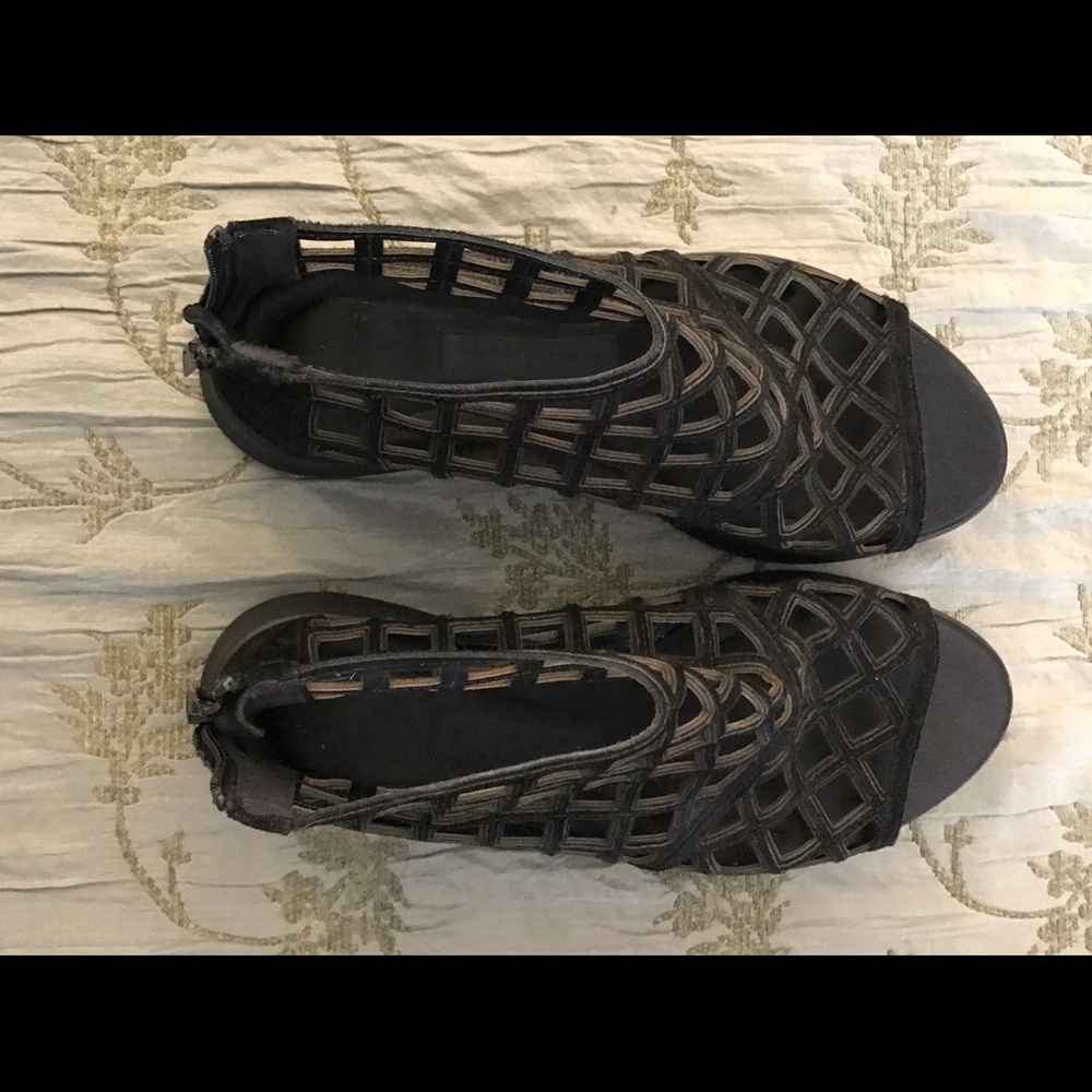 Burberry sandal platforms.  Excellent condition!