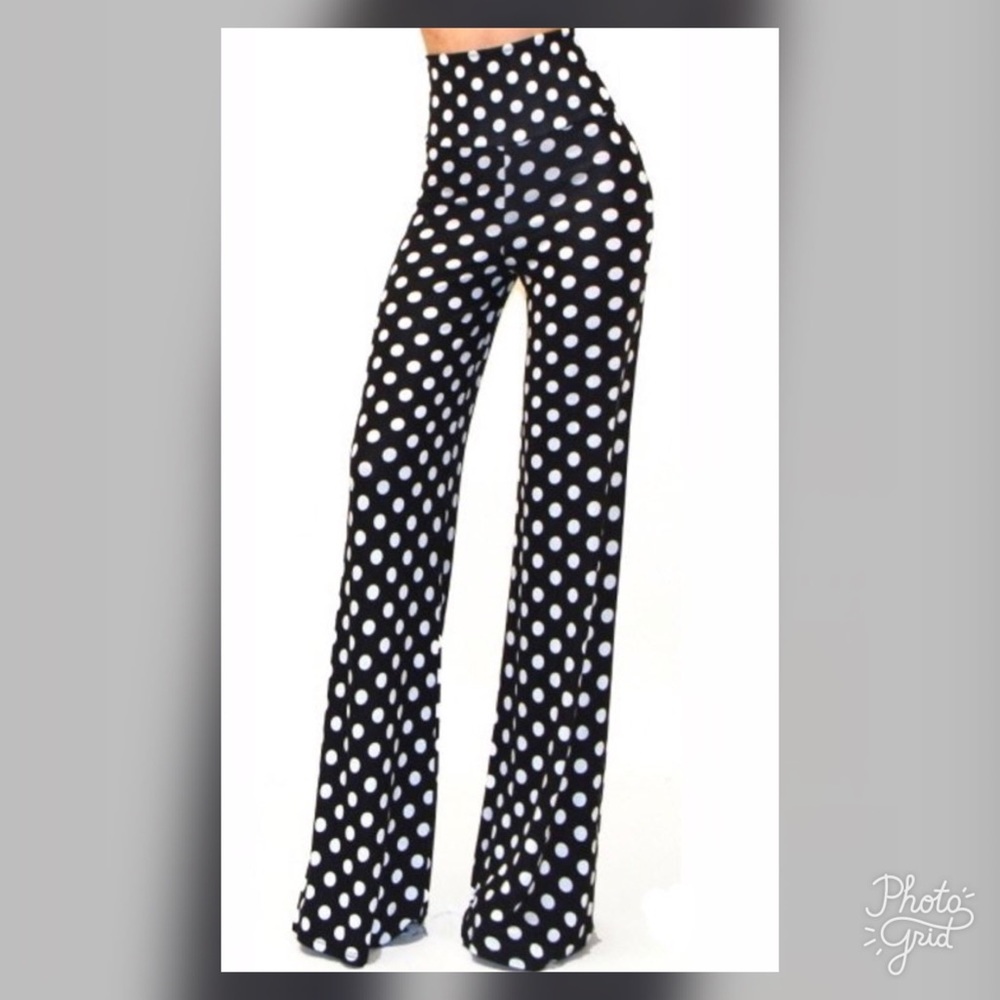 Got Style Polka Dot Palazzo Pants