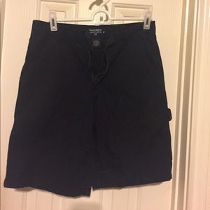 Black polo shorts