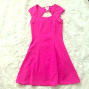 Hot Pink Skater Dress