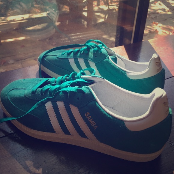 adidas samba teal